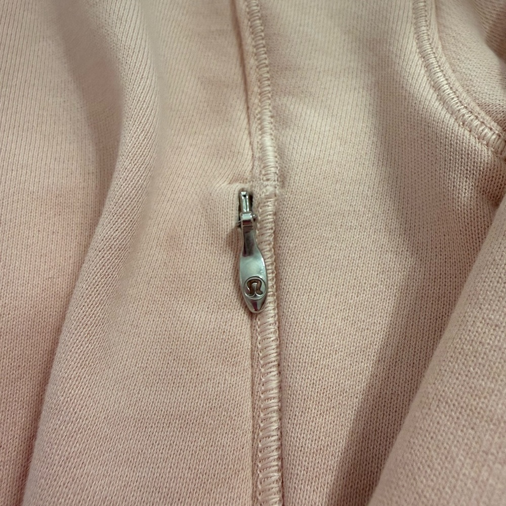 Lululemon Athletica Light Pink Zip-Up Hoodie - Picture 3 of 4